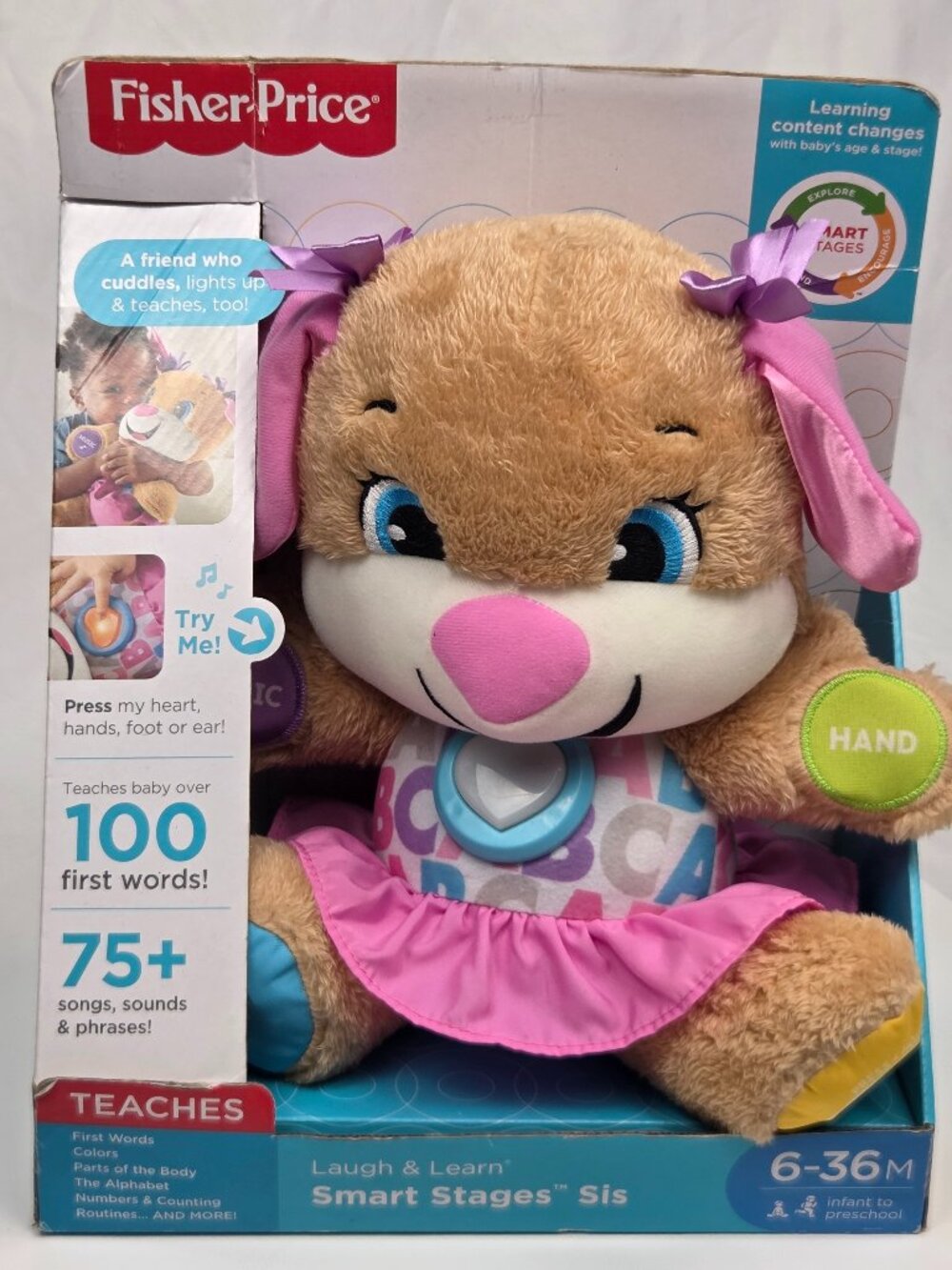 Fisher-Price FDF22 Laugh & Learn Smart Stages Sis Toy Brand NEW